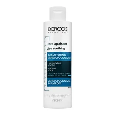 Vichy Dercos Ultra Soothing Sulfate-Free Shampoo Normal To Oily Hair bezsulfátový šampon pro mas