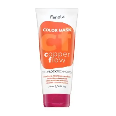 Fanola Color Mask vyživující maska s barevnými pigmenty pro oživení měděných odstínů Copper Flow