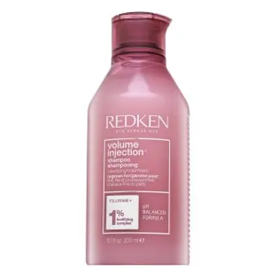 Redken Volume Injection Shampoo posilující šampon pro jemné vlasy bez objemu 300 ml