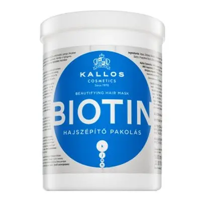 Kallos Biotin Beautifying Hair Mask posilující maska pro oslabené vlasy 1000 ml