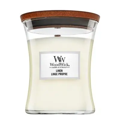 Woodwick Linen vonná svíčka 275 g