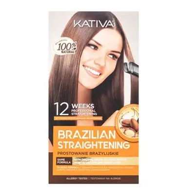 Kativa Brazilian Straightening Kit sada s keratinem pro narovnání vlasů 225 ml