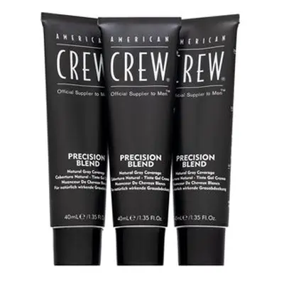 American Crew Precision Blend Natural Gray Coverage barva na vlasy pro muže Medium Natural 4-5 3