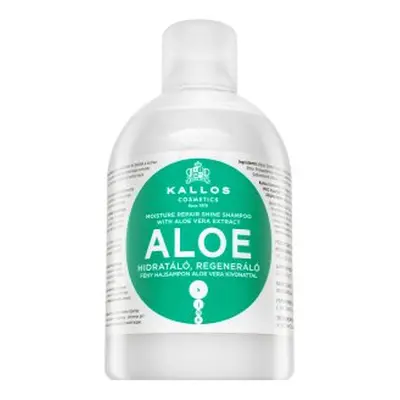 Kallos Aloe Moisture Repair Shine Shampoo vyživující šampon pro hebkost a lesk vlasů 1000 ml