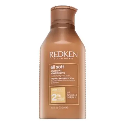 Redken All Soft Shampoo uhlazující šampon pro suché a nepoddajné vlasy 300 ml