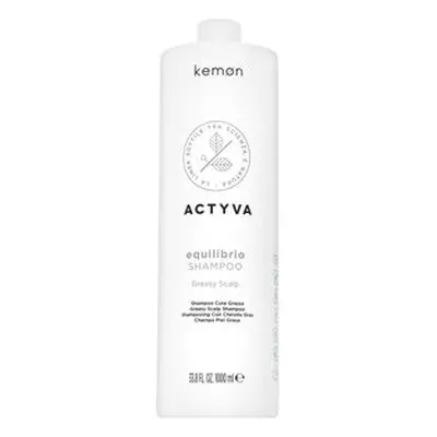 Kemon Actyva Equilibrio Shampoo čisticí šampon pro rychle se mastící vlasy 1000 ml