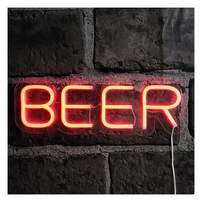 LED svítící reklama pub nápis - BEER