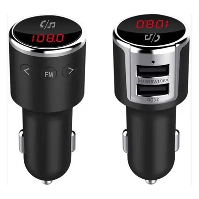 FM transmitter s Bluetooth handsfree s MP3 / WMA dekodérem + 2x USB autonabíječka