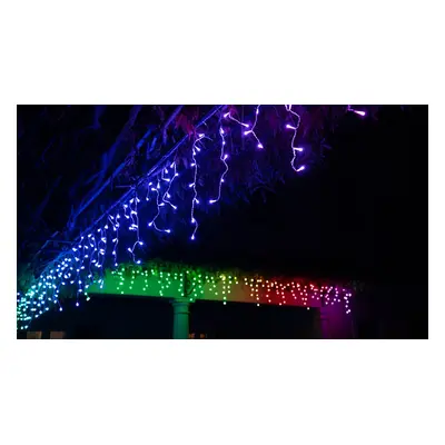 Smart LED světelný řetězec 5m - Twinkle Icicle - 190 ks RGB + W + BT + Wi-Fi