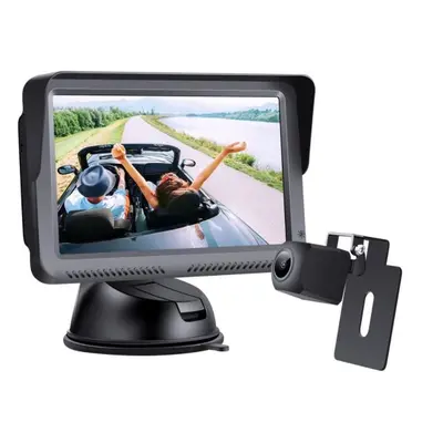 Parkovací kabelový set do auta: 5 "monitor + FULL HD mini zadní kamera (IP68)