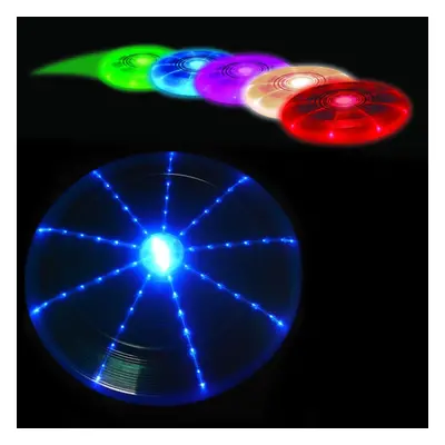 Frisbee - létající talíř LED svítící 7 RGB barev