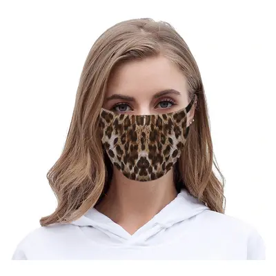 Dámské roušku na obličej (100% polyester) - vzor Leopard