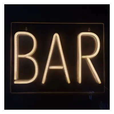 Reklamní svítící LED neonový poutač - BAR