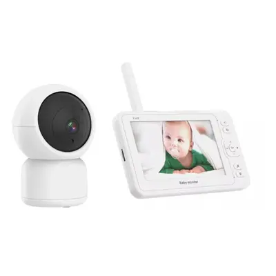 Video Baby monitor - Wifi SET - 5" LCD + FULL HD kamera s otáčením s IR LED + VOX + Teploměr