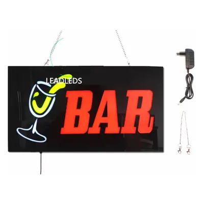 Světelná LED reklama "BAR" 43 cm x 23 cm