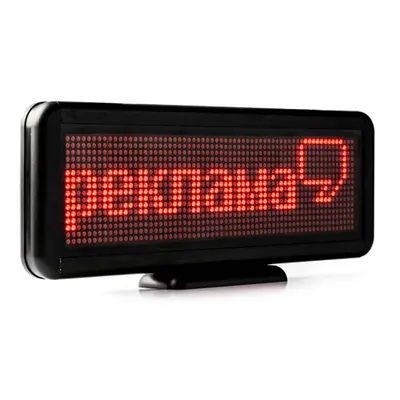 Reklamní LED displej s rolováním textu 30 cm x 11 cm - červený