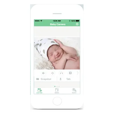 Video baby monitor Gynoii s wifi pro mobil + detekce pohybu