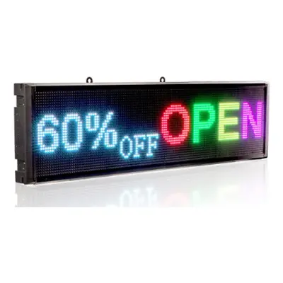 LED informační panel RGB barevný s Wifi - 68 cm x 17,5 cm