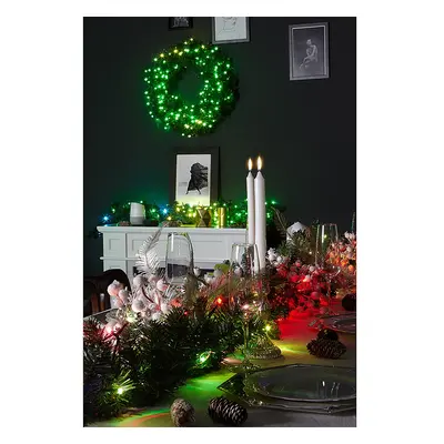 Vánoční svítící věnec s LED - 50ks RGB + W - Twinkle Wreath + BT + Wi-Fi