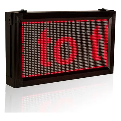 Propagační LED info panel 52 cm x 28 cm - červený