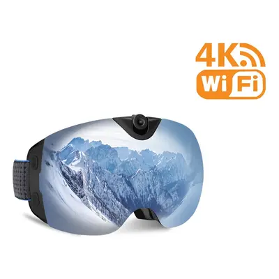 Lyžařské brýle s Ultra HD kamerou s UV400 filtrem + wifi připojení