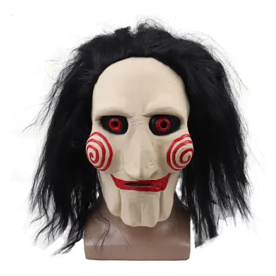 JigSaw maska na obličej - pro děti i dospělé na Halloween či karneval