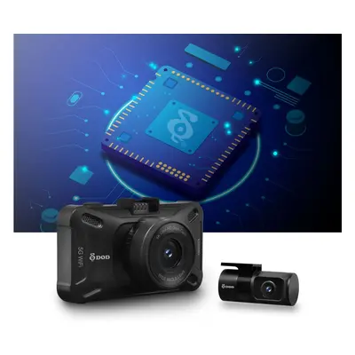 DOD GS980D Dual 4K+1K kamera do auta s GPS + 5GHz Wifi + 256GB podpora