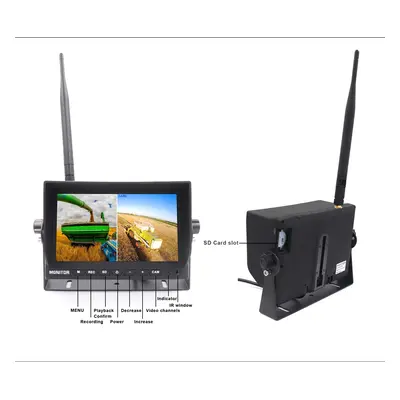 WiFi HD kamerový SET na vysokozdvižný vozík - 7" LCD monitor s nahráváním + 720P HD kamera + 900