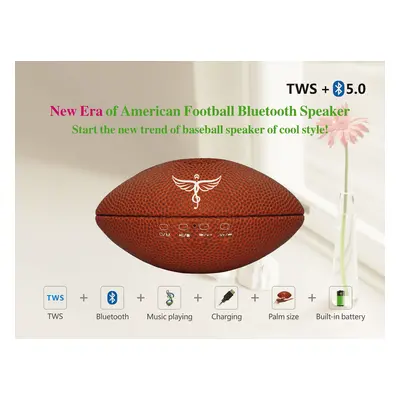 American football míč - Malý přenosný bluetooth reproduktor na mobil - 1x3W