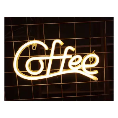 COFFEE - LED neonový reklamní poutač reklama logo visící na zeď