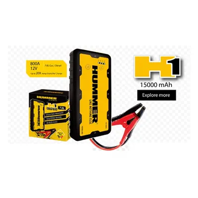 Extra výkonný startovací box Hummer H1 15000mAh pro motory do 7,0L