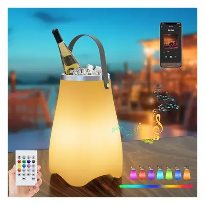 Chladící nadoba na flase a led 3L s RGB LED osvětlením + Bluetooth reproduktor 5W s IP44