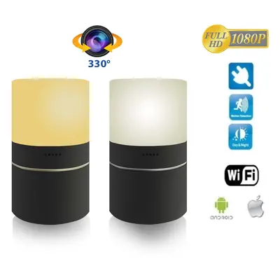 LED Stolní lampa s Wifi FULL HD kamerou a 330 ° otočným objektivem