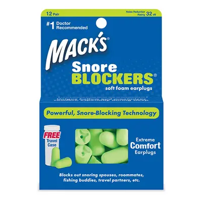 Mack's Snore Blockers Množství v balení: 12 párů