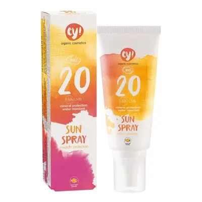 Eco Cosmetics Ey! opalovací krém ve spreji SPF20 BIO 100 ml