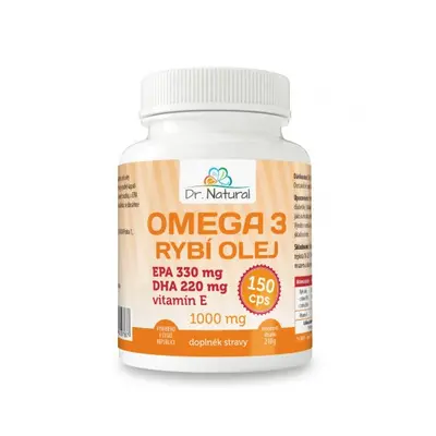 Dr. Natural Omega 3 rybí olej - 150 tablet