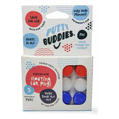 Putty Buddies - 3 páry Barva: Modrá / Bílá / Červená