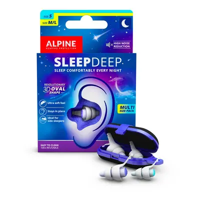 Alpine SleepDeep špunty do uší 1 pár Velikost: Multipack S + M/L