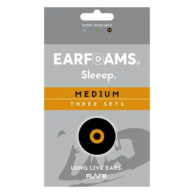 Earfoams® Sleeep náhradní polštářky - 3 Páry Velikost: M