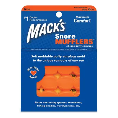 Mack's Snore Mufflers™ Množství v balení: 6 párů