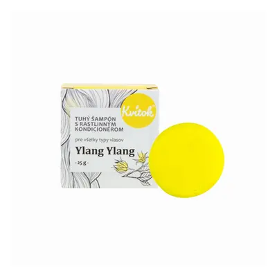 Kvitok Tuhý šampon s kondicionérem pro světlé vlasy Ylang Ylang Hmotnost: 25g