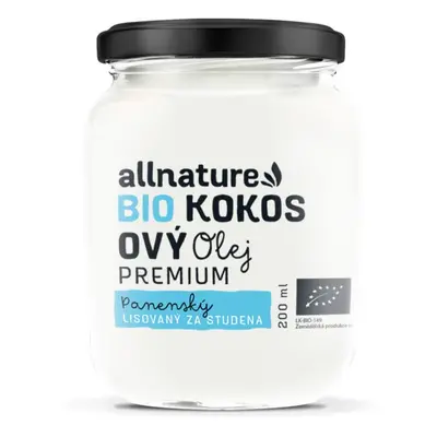 Allnature Kokosový olej panenský BIO 200ml