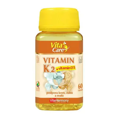 VitaHarmony Vitamin K2 100 μg + D3 25 μg - 60 tob.