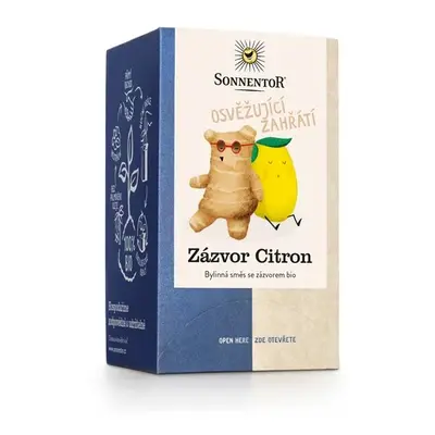 Sonnentor Zázvor Citron BIO 32g dvoukomorový