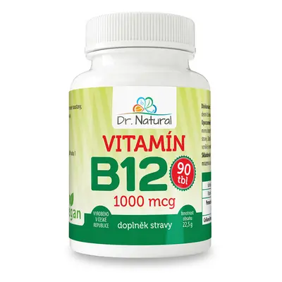 Dr.Natural Vitamín B12 1000 mcg 90 tbl.