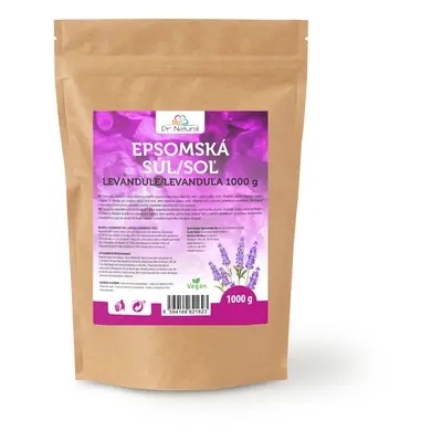 Dr. Natural Epsomská sůl levandule 1000g