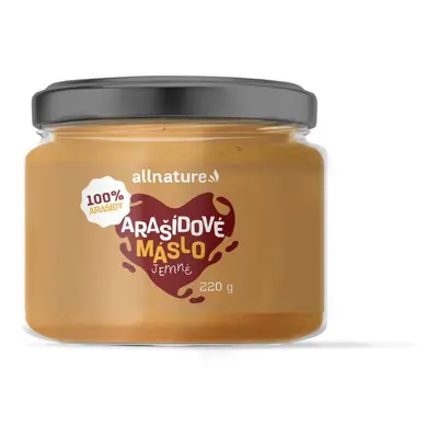 Allnature Arašídový krém jemný 220 g