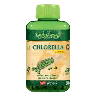 Rainforest XXL Chlorella 500 mg - 450 tbl.