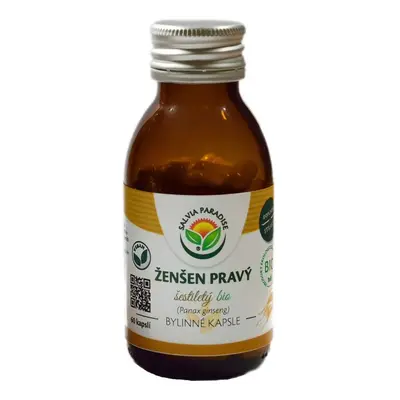 Salvia Paradise Ženšen pravý 6letý - ginseng BIO - 60 kapslí