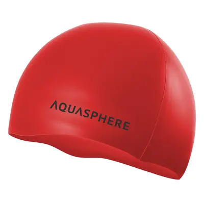 Aqua Sphere plavecká čepice PLAIN SILICONE CAP Barva: Červená